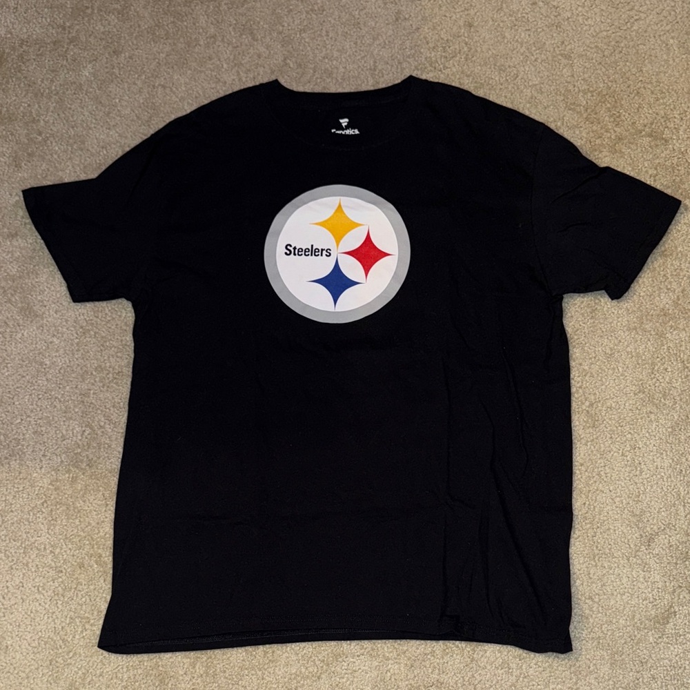 Pittsburgh Steelers Logo & #19 Smith-Schuster Men's T-Shirt